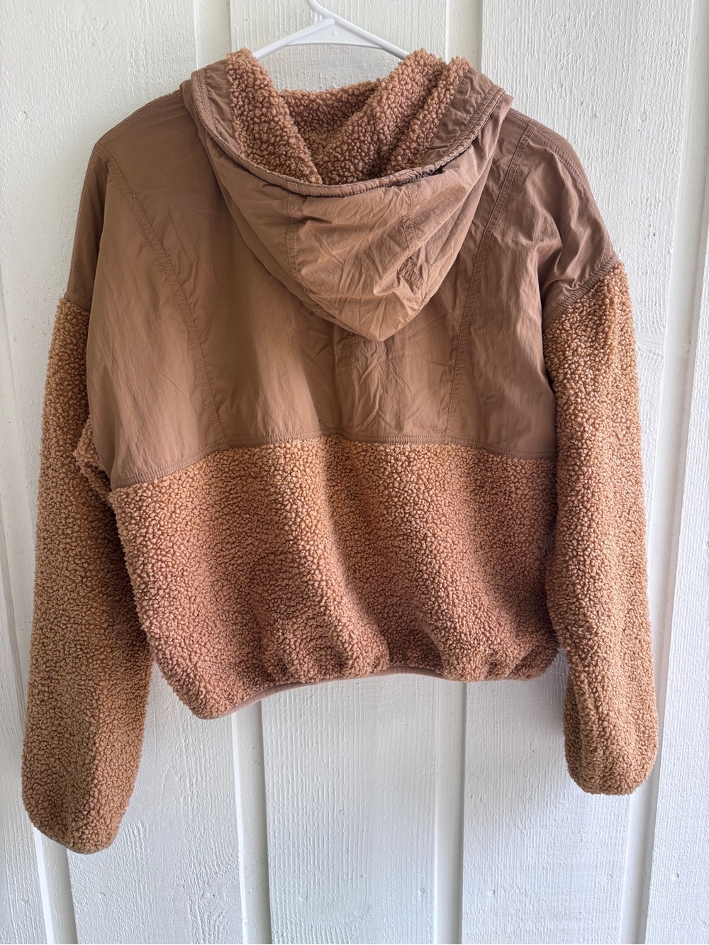 OFFLINE by Aerie Sherpa-Lined Hooded Jacket in Dusty Mauve - Picture 4 of 4